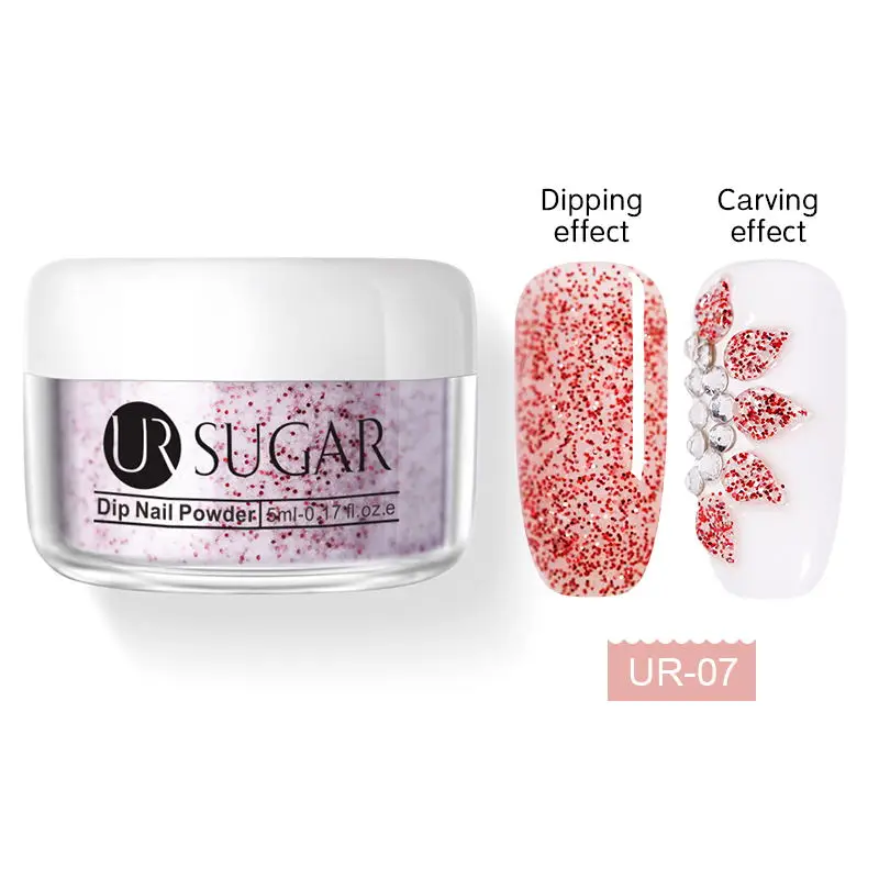 07 Ur Sugar основа гель Топ гель натуральный сухой активатор кисти заставка для Dip ногтей порошок Жидкость - Цвет: 07
