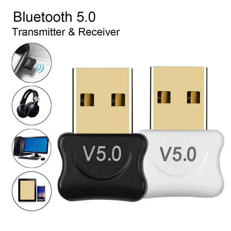 USB Bluetooth 5 0 передатчик аудио приемник беспроводной адаптер авто для компьютера ПК