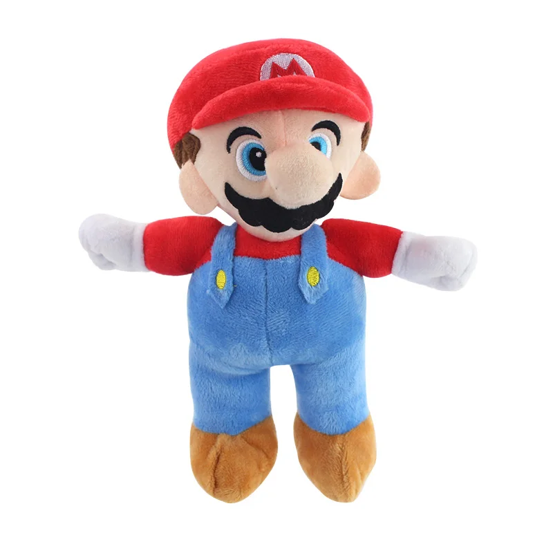 A 25cm 15-28 см братья Супер Марио Луиджи Йоши коопа уарио волуиджи гоомба Toadette вор кролик горячие плюшевые игрушки куклы Подарки для детей - Цвет: A 25cm