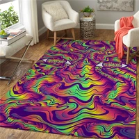 colored psychedelic quicksand 3d printed rugs mat rugs anti slip large rug carpet home decoration