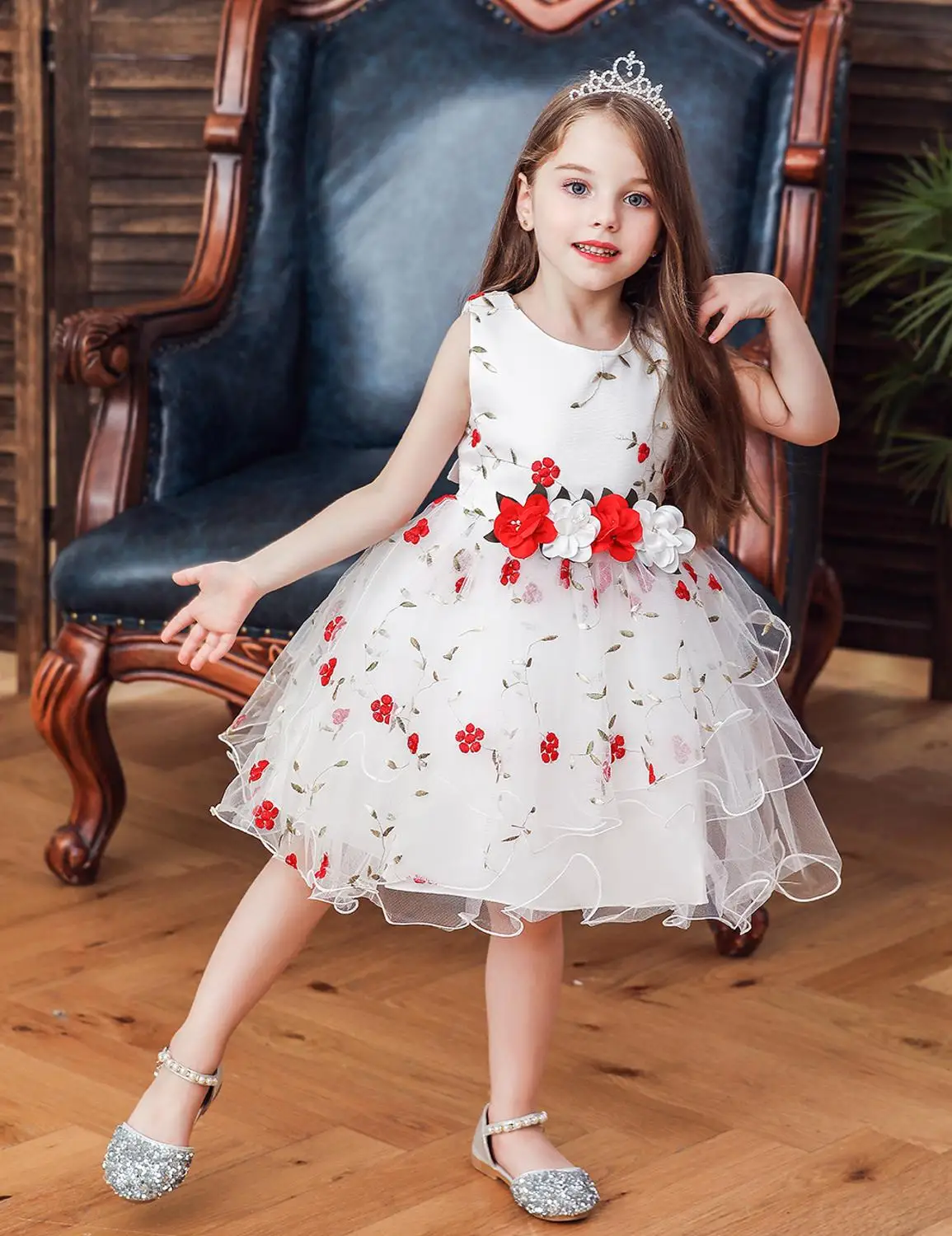 Girl dress Summer New baby White kids Flowers for girl Baby dresses | Детская одежда и обувь