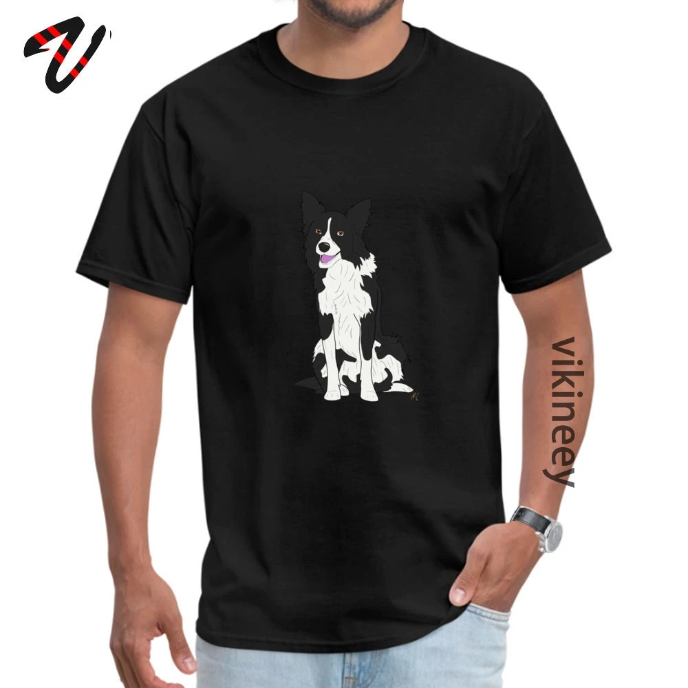 Border Collie футболка c круглым вырезом топы на день матери короткие рубашки South Side