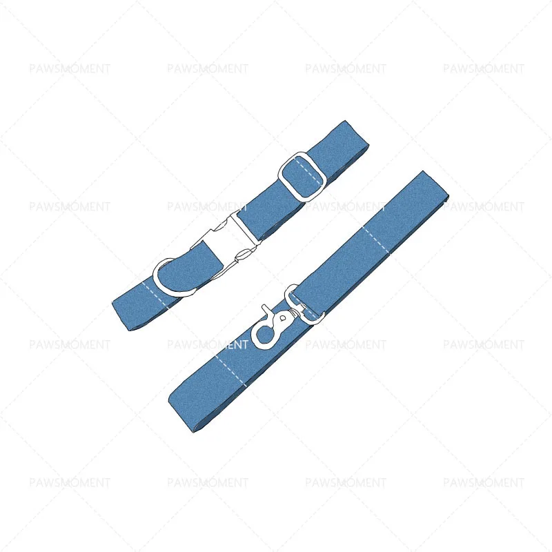 Дизайнерский собачий ошейник для маленьких собак французский бульдог джинсовый