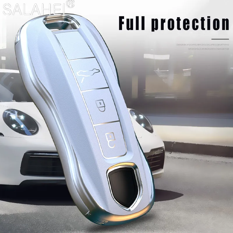 

TPU Protection Car Key Case Cover Shell For Porsche Cayenne 958 911 Lepin 996 Macan Panamera 997 944 924 987 987 GT3 Cayman 987