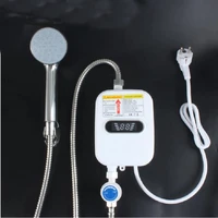 electric constant temperature water heater faucet instant heating tap water heater led display vertical install for shower