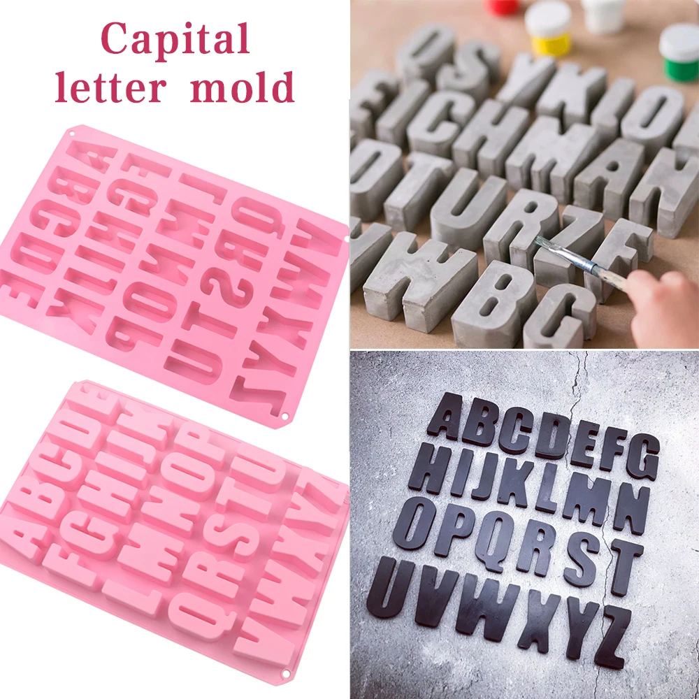 Силиконовые алфавитные бетонные формы сделай сам силиконовые для цементных букв