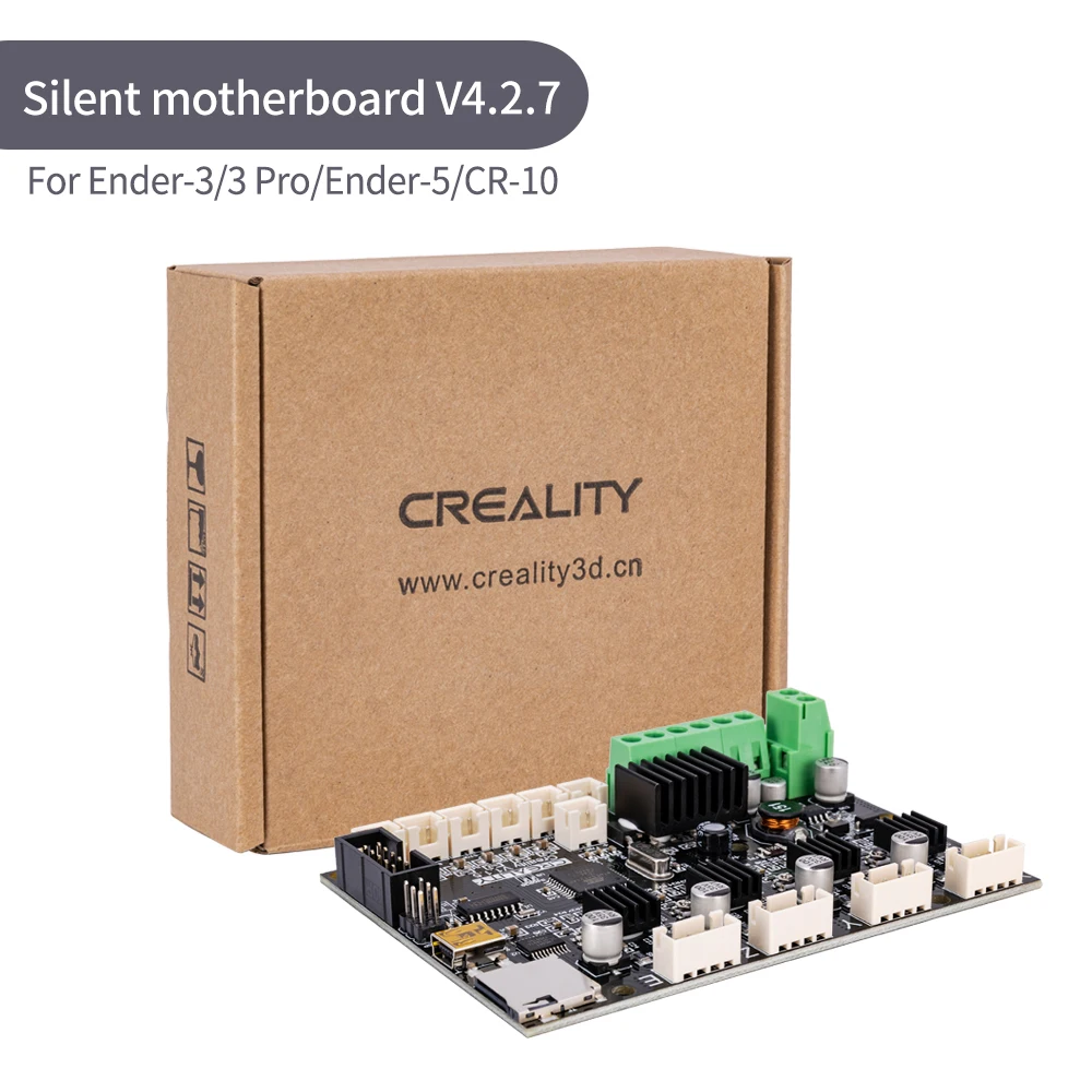 Mainboard para Ender-3 Original Creality Ender-3pro Ender-5 Impressora 32 Bits v 4.2.7 Visão Silencioso 3d Ender-3 –
