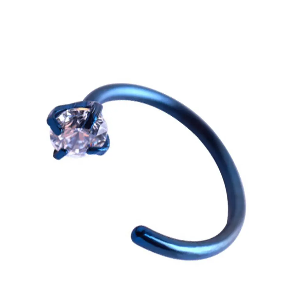 Циркониевый зажим с-образной формы медицинский для носа женский тела обруч