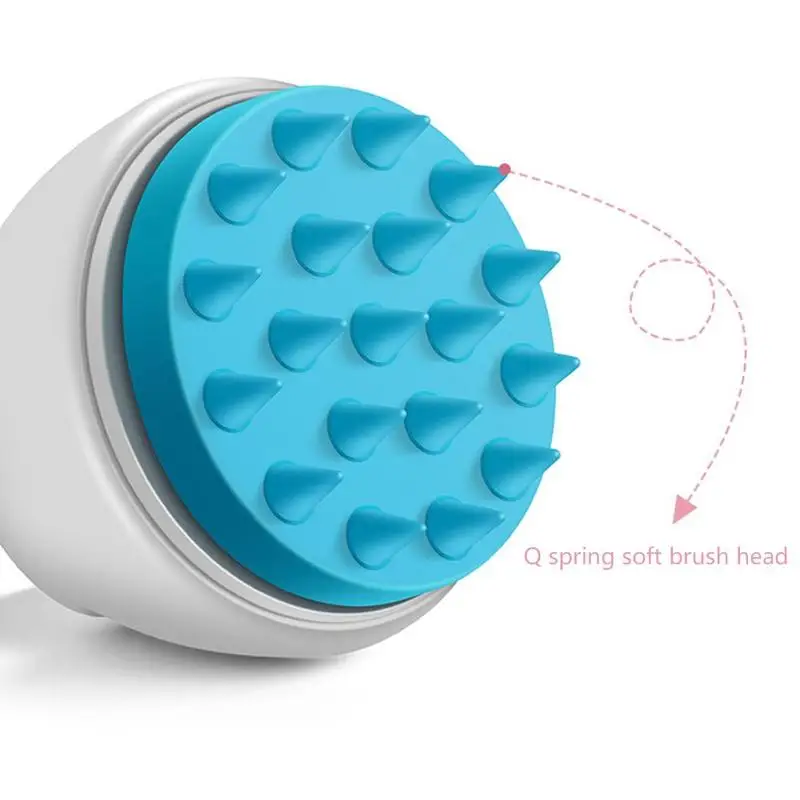 

Electric Rotating Shampoo Brush, Head Massager, Automatic Kneading Shampoo Artifact, Silicone Shampoo Comb, Bath Grabber