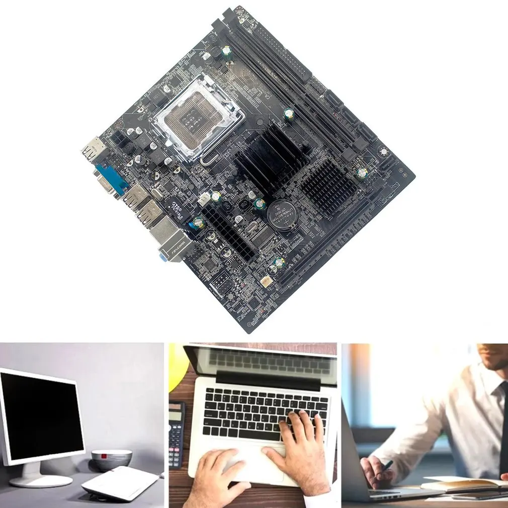 Компьютерная материнская плата G41 M-ATX DDR3 со встроенной графией двухканальная 8G USB