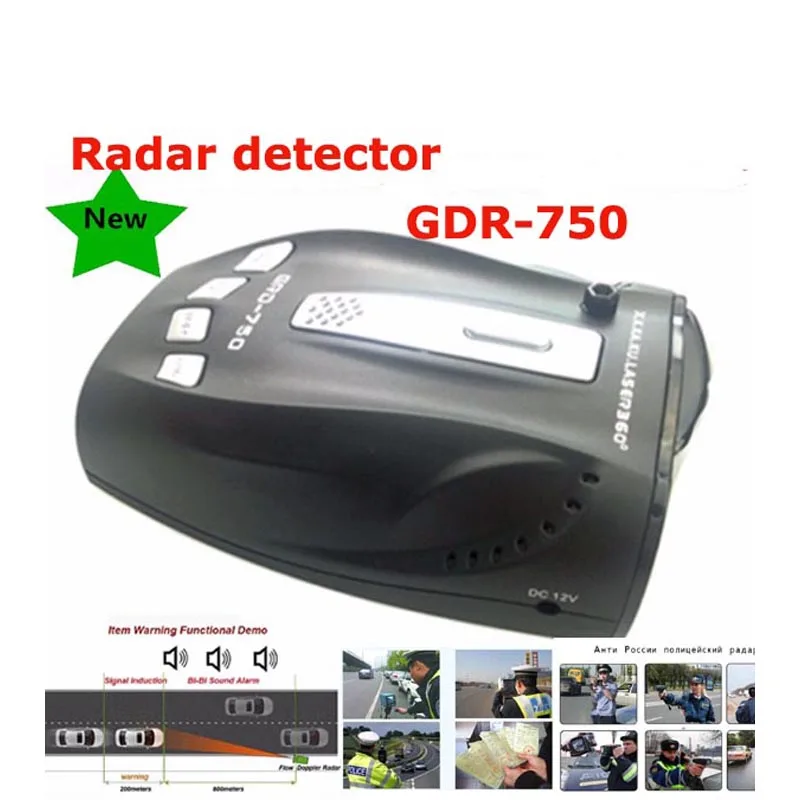 Лучший автомобиль Антирадары GDR 750 на русском и английском голосовое оповещение