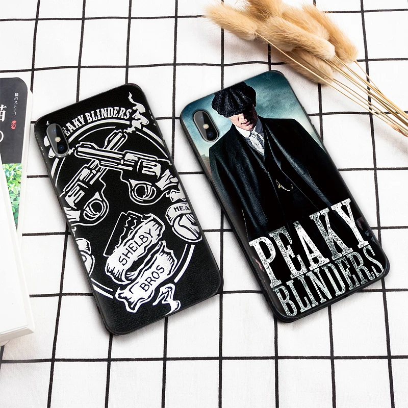 Peaky bliners Мягкий ТПУ чехол для Apple IPhone X XR XS MAX 5 5S 5C SE 6 S 7 8 Plus ipod touch силиконовый