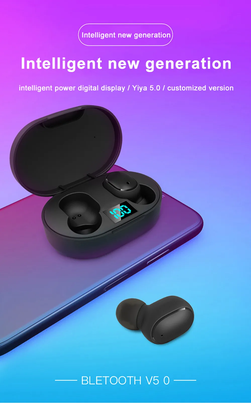 CARPRIE E6S беспроводные наушники TWS True Bluetooth 5 0 стерео с басами в ухо гарнитура
