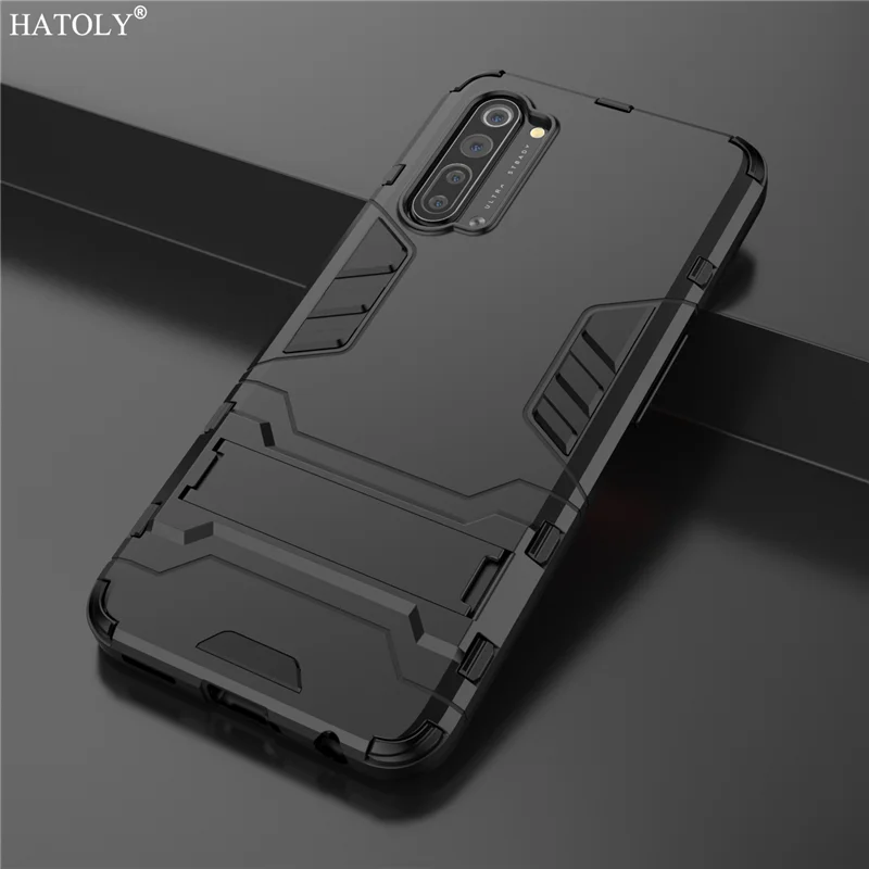 for oppo reno 3 case cover armor holder stand shockproof bumper smooth hard back cover for oppo reno3 phone case for oppo reno 3 free global shipping