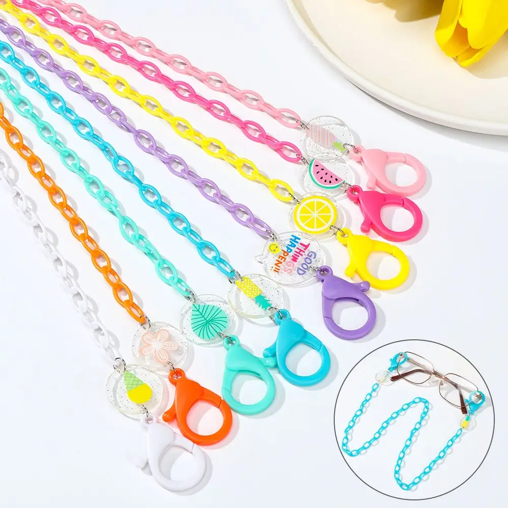 

Милый акриловый детский держатель для очков для спорта на открытом воздухе ремешок для очков шнурок для очков оплетка