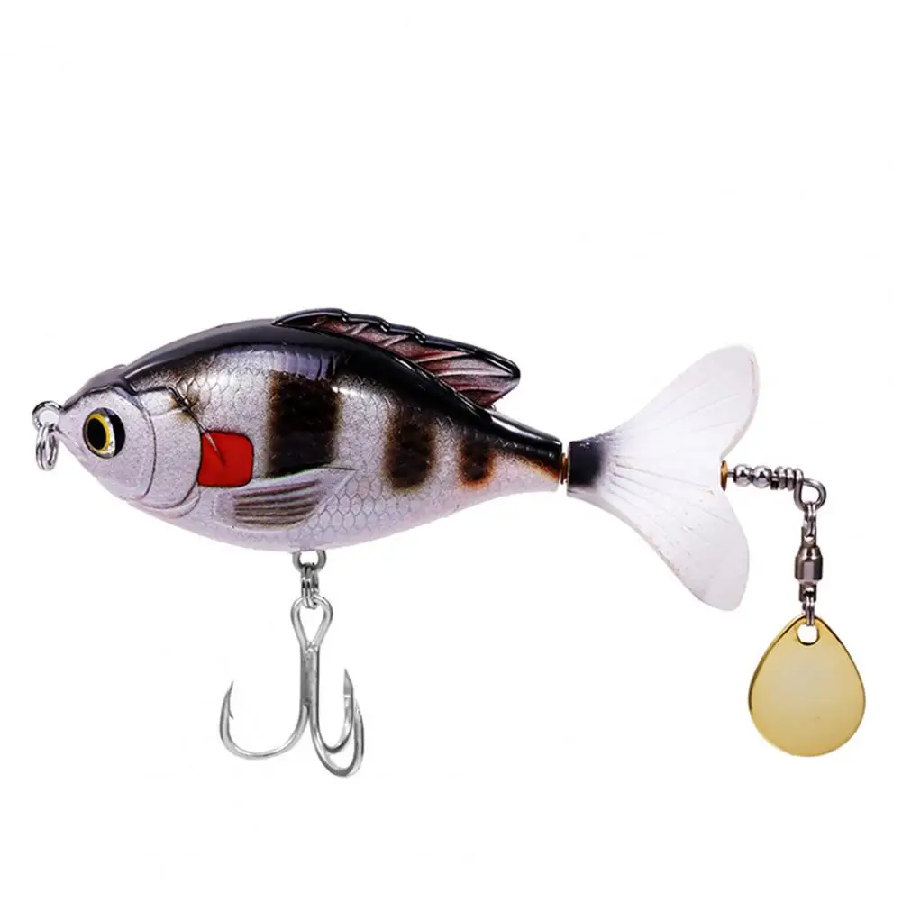 

9cm/16.8g Sinking Wobblers Fishing Lures Vivid Propeller Rotating Tractor Fishing Bait Hard Lure for For Fishing Tackle Lure