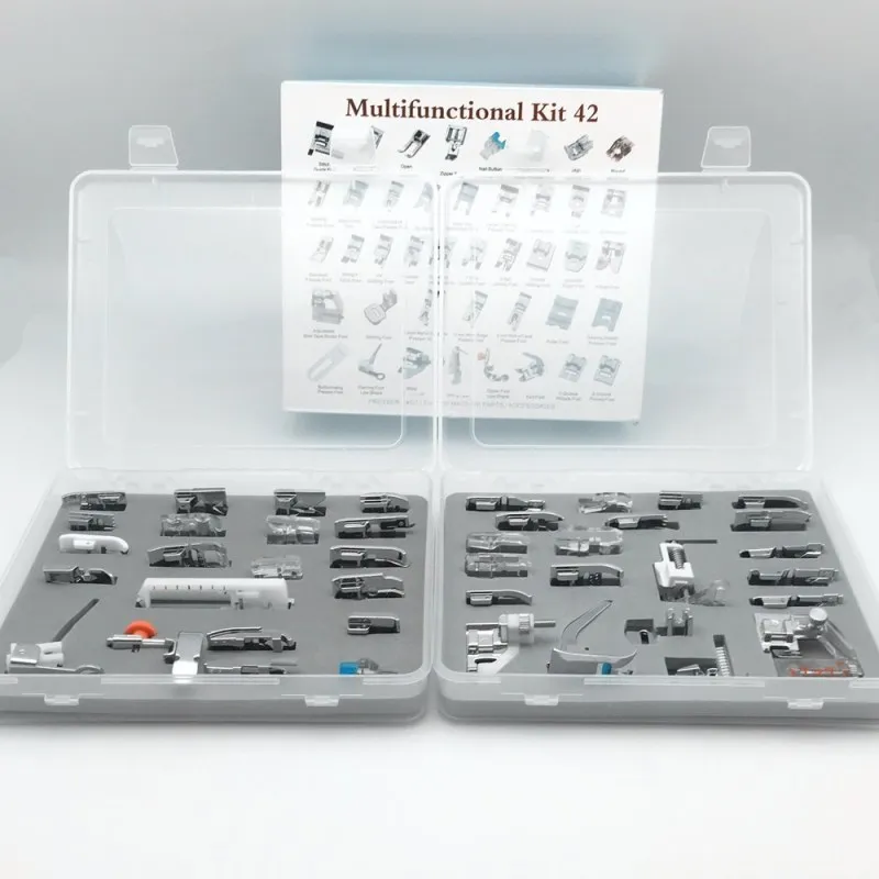 42 шт. набор прижимных лапок для швейных машин Brother Janom Singer YJ30|sewing foot set|set footsewing set |
