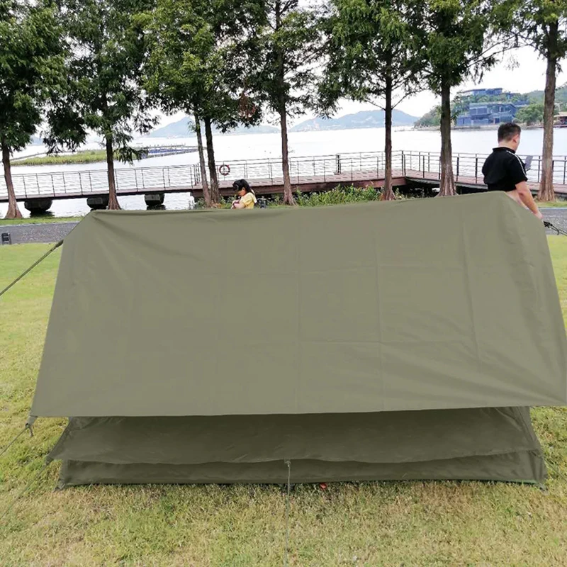 Двухместные палатки из ткани Оксфорд водонепроницаемая дорожная палатка