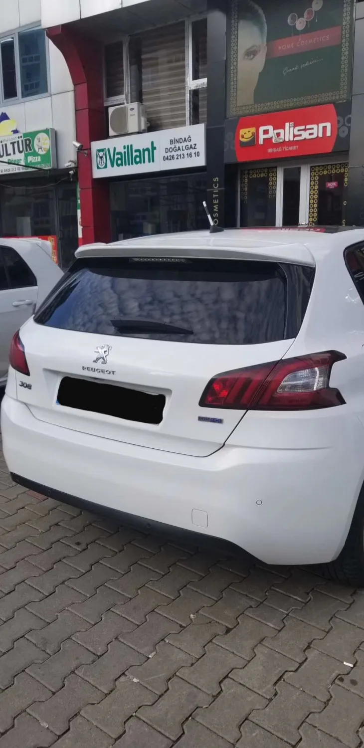 Спойлер для Peugeot 308 2006 2013 S спойлер BXK из АБС пластика цвет заднего крыла автомобиля