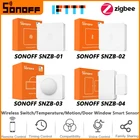 Датчик движения SONOFF SNZB-03 Zigbee, PIR-детектор для умного дома, работает с EWeLink ZBBridge Alexa Google Home