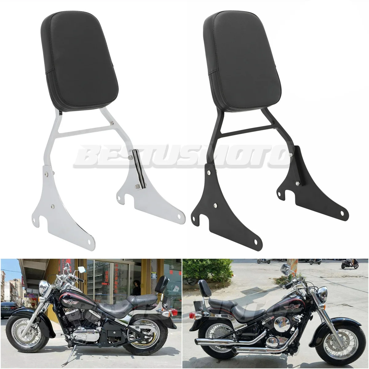 Спинка пассажира мотоцикла для Kawasaki Vulcan 800 VN800 VN800A Classic 1996-2005 VN800E Drifter 2000-2005 |