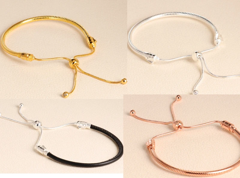 Бесплатная доставка подлинное 925 стерлингового серебра моменты браслет со