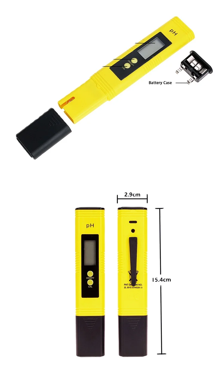 

LCD Digital PH Pen Water quality Tester Pocket Portable PH Meter Tester with ATC For Water