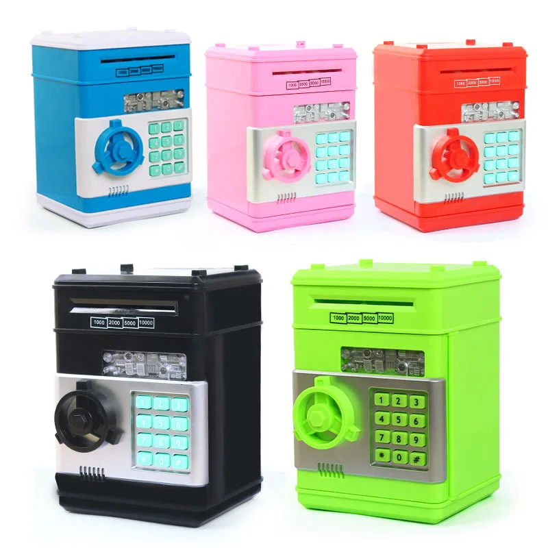 Электронный банкомат копилка сейф Цифровые монеты наличные деньги депозит