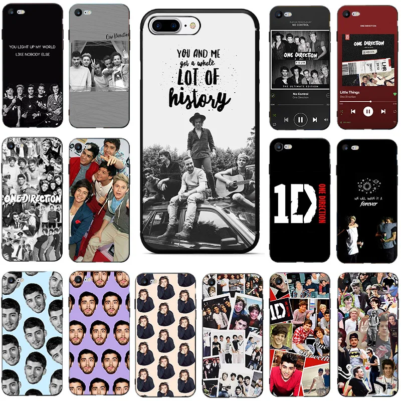 

Soft cover One Direction 1D Photo design and printing TPU phone case for iphone XS XR X 11 pro max 7 8 SE2020 6s 6 plus 5 5S 10