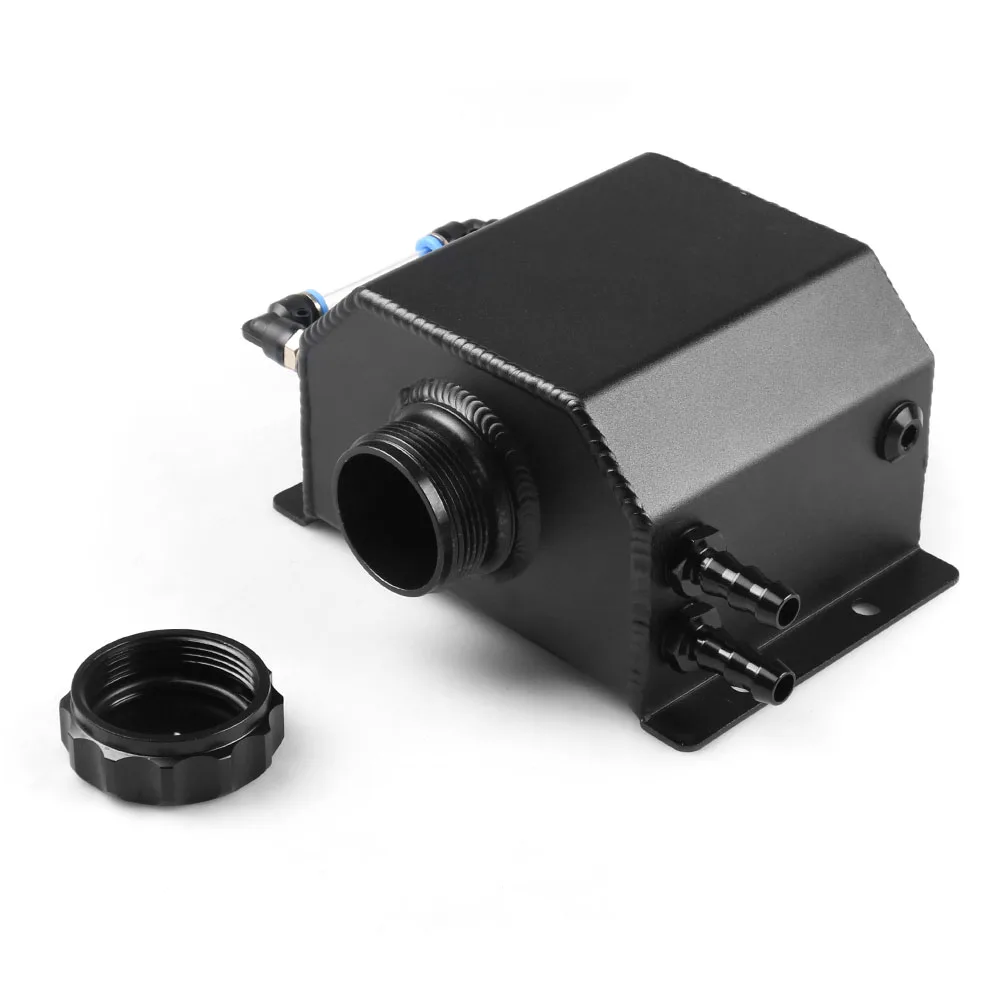 

1L Engine Oil Catch Can Gas Fuel Tank Spare Aluminium Alloy Petrol Tanks Breather Tank Radiator Overflow Alloy Fuel Tank