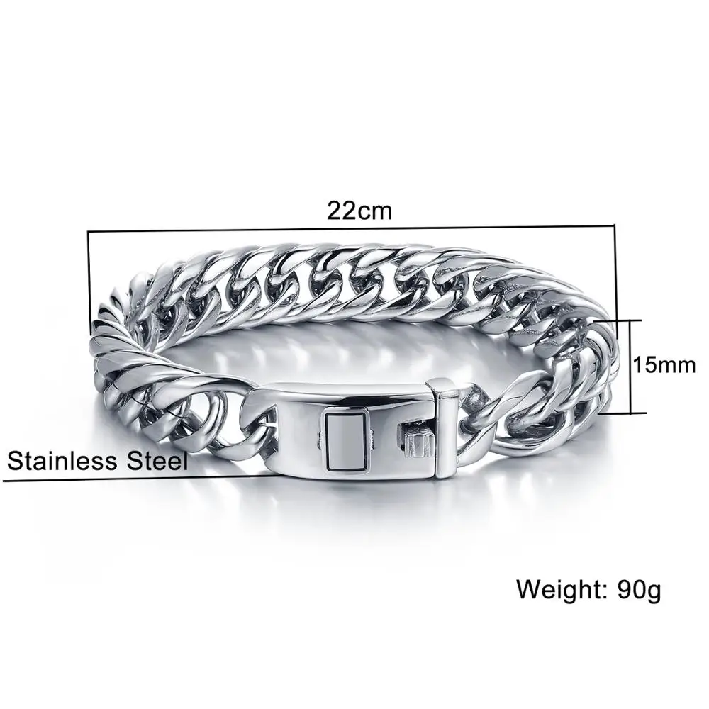 Буддийская цепь ювелирные изделия из нержавеющей стали кубинский панцирный