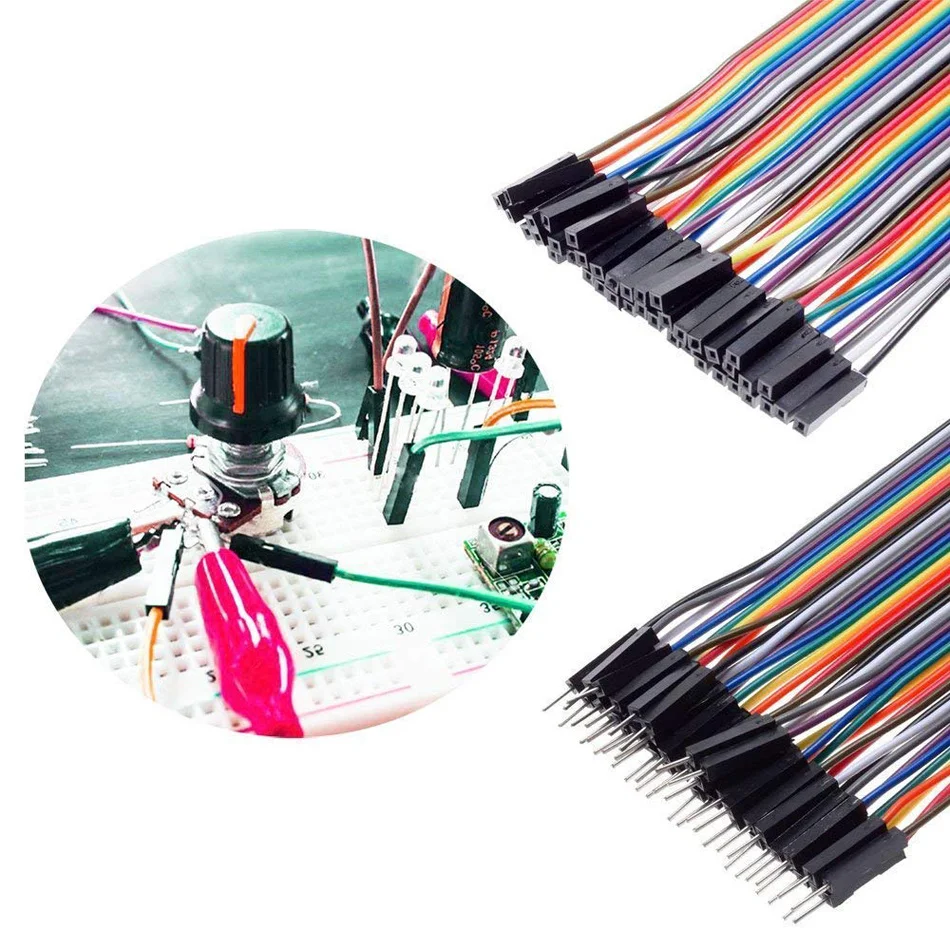 Набор кабелей Dupont для макетной платы перемычки 10/20/30 см ленточные кабели