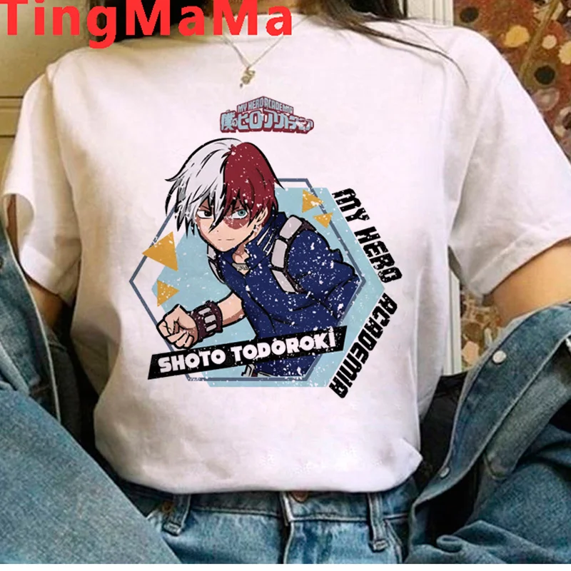 Моя геройская Академия Midoriya Izuku Deku Boku No Hero Футболка женская ulzzang 2021 винтажная