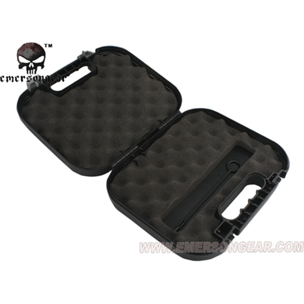 Emerson пистолет Glock Чехол тактический Жесткий Пистолет ABS коробка передач Чехол с подкладкой из пены страйкбол охотничья Коробка Чехол