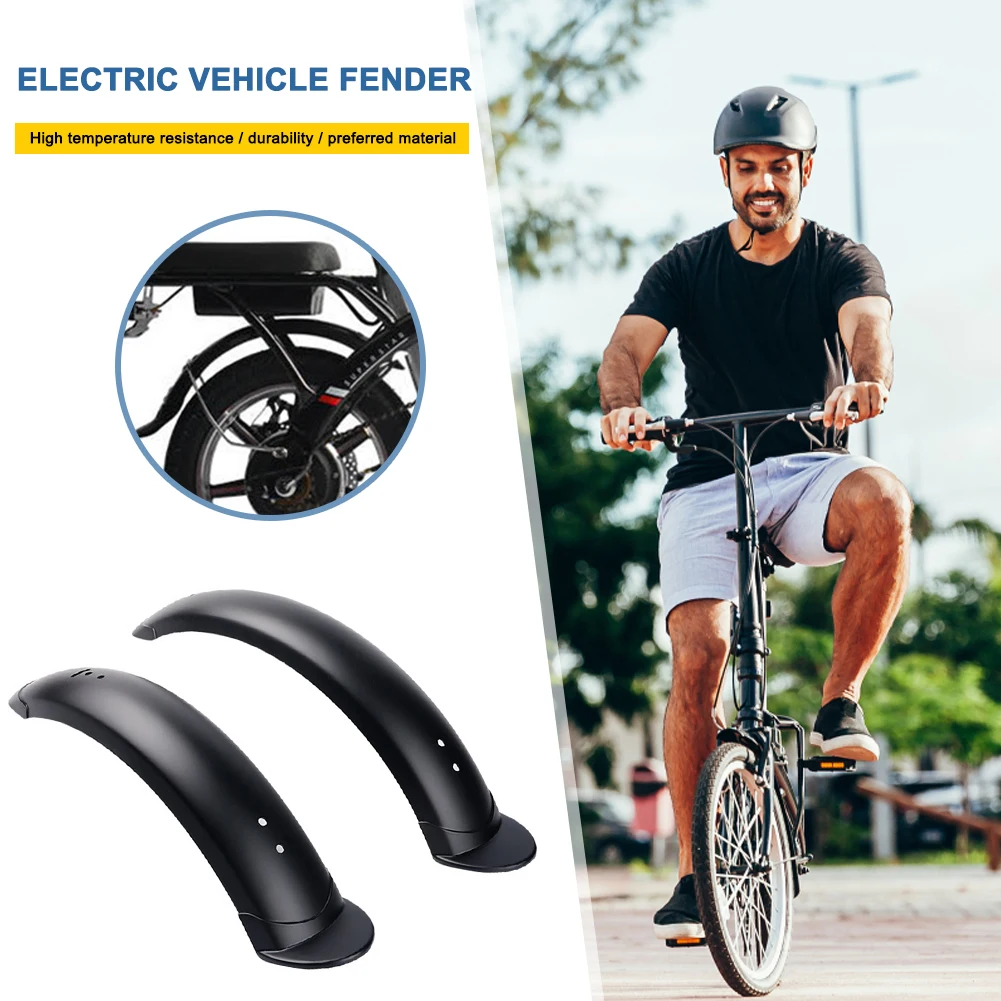 

Универсальный комплект брызговиков 14 дюймов для электрического скутера, прочные и долговечные складные велосипедные запасные Брызговики, ...