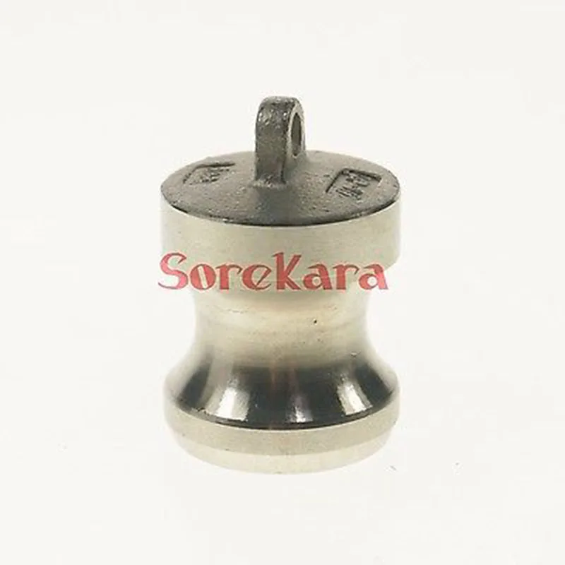 

1-1/2" 304 Stainless Steel Type DP Camlock Fitting Cam and Groove Adapter Dust Plug Stop Flow