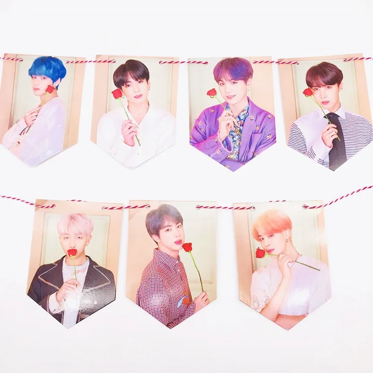 Bangtan Boys Лига подвесной флаг новая альбом возврата фото карты плаката фото подвесная картина официальный вокруг одной и той же paragra