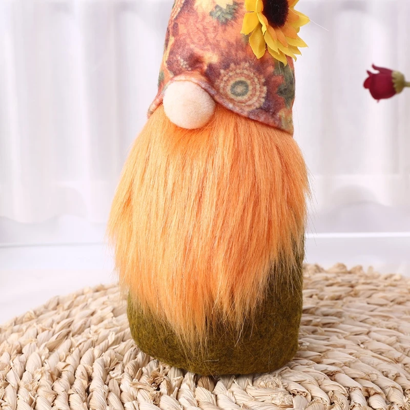 Осенний урожай фестиваль гном подсолнечника шведский ниссе томте подарок на