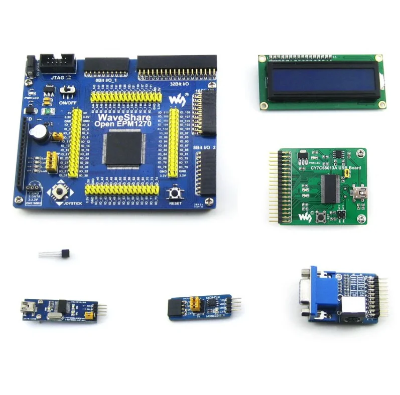 OpenEPM1270 посылка # Altera MAX II CPLD EPM1270 макетная плата + 6 комплектов модулей