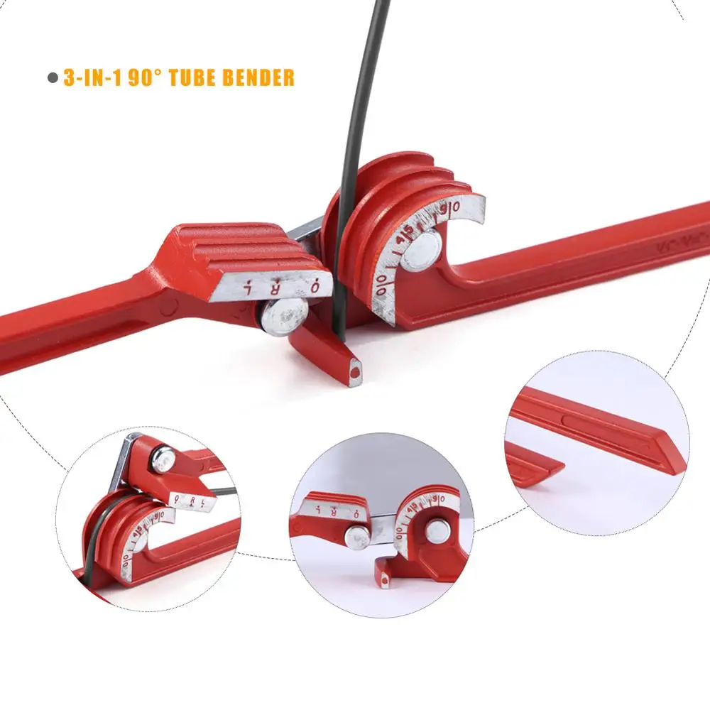 Трубогиб 3 в 1 сверхмощный гибочный пресс из алюминиевого сплава 6 мм 8 10 |