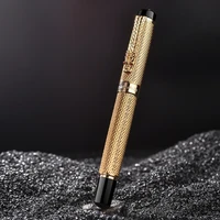 high quality luxury jinhao dragon fountain pen vintage 0 5mm nib ink pens original gift box set office supplies