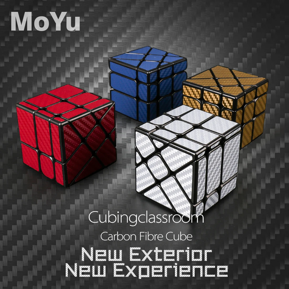 Moyu Cubing классный куб из углеродного волокна Hotwheel Забавный скрученный волшебный