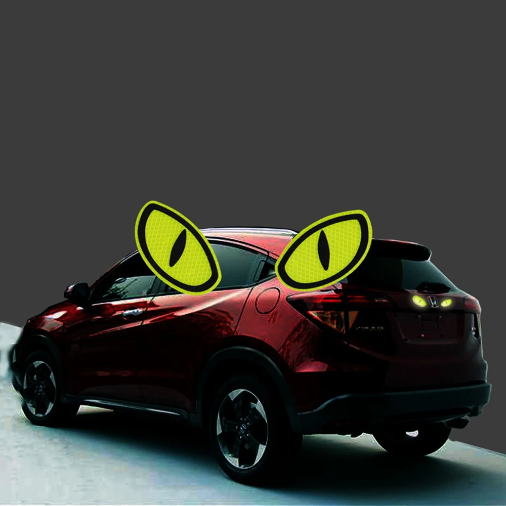 Комплект из 2 предметов с принтом большие глаза Форма автомобильные наклейки