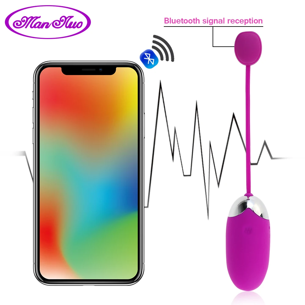 Яйцо вибратор с управлением через приложение массажер точки G 12 режимами