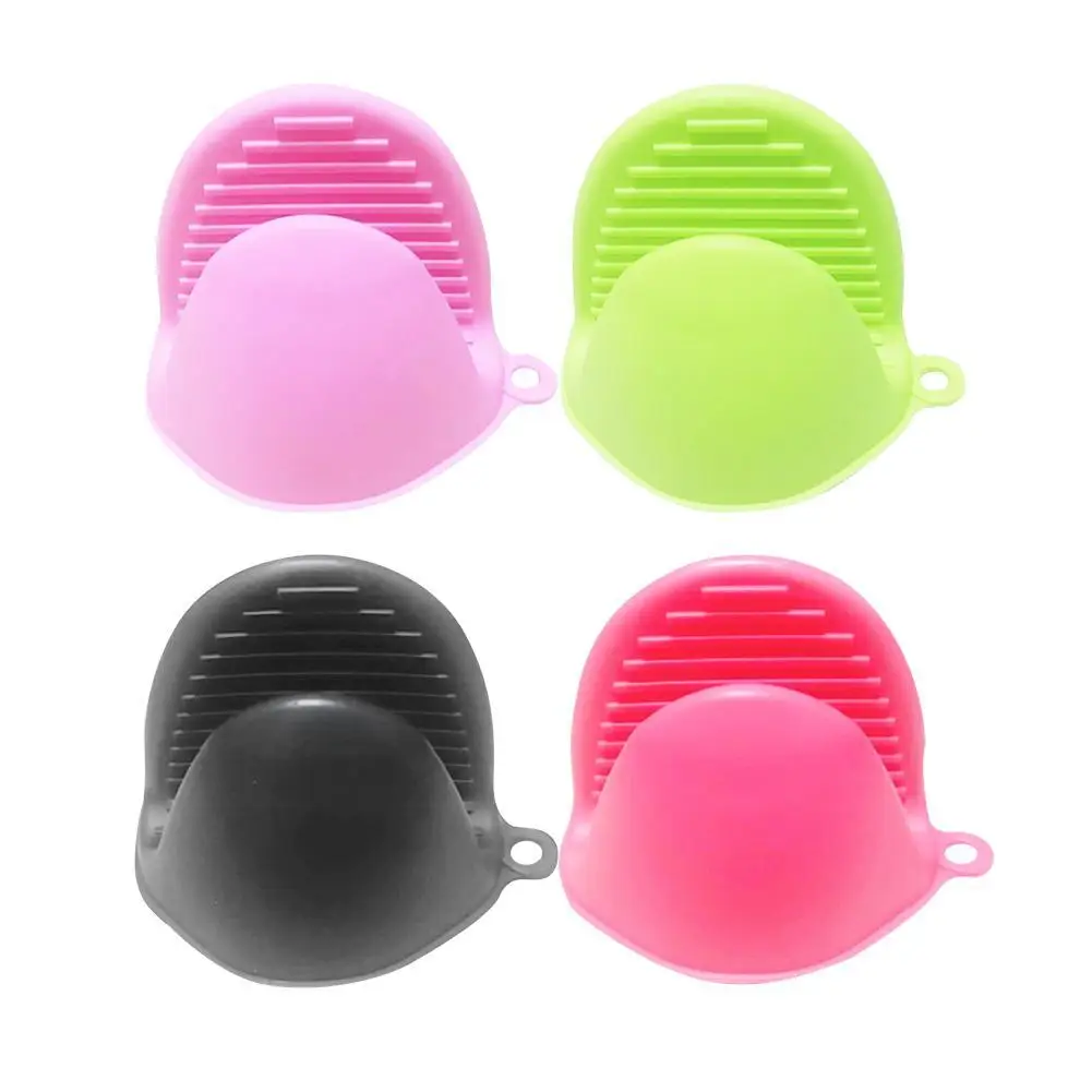 

1Pair Thicken Silicone Baking Oven Mitts Microwave Bowl Pot Anti-slip Kitchen Stick Grips Oven Glove Non Gadget Clips Insul Z3L7