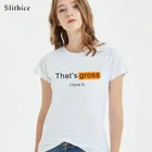 Женские хипстерские футболки Slithice с надписью i love it, повседневные летние рубашки, уличная одежда, женская черная футболка с графическим принтом