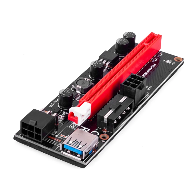 райзер для видеокарты pci e 16x майнинга Переходная карта 008 PCIe PCI E Express 1x до USB 3 0
