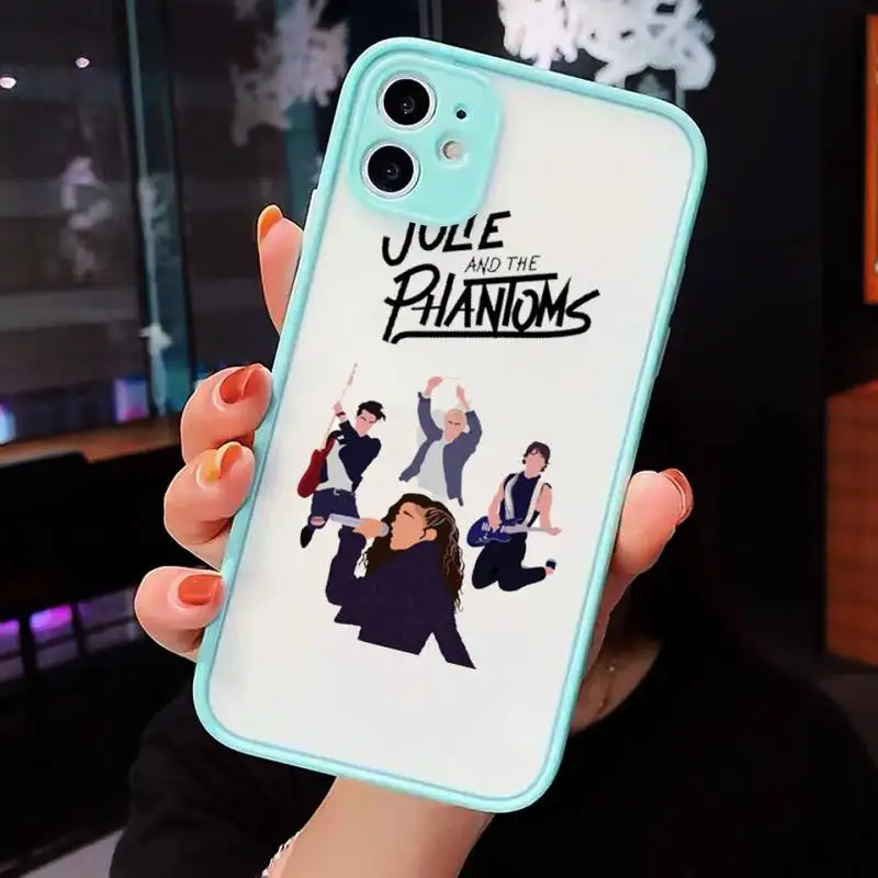 

American TV Julie and the Phantoms Phone Case Matte Transparent for iPhone 7 8 11 12 s mini pro X XS XR MAX Plus cover funda