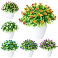 50hotsimulation plants potted beautiful lifelikes1 plastic realistic artificial bonsai for home