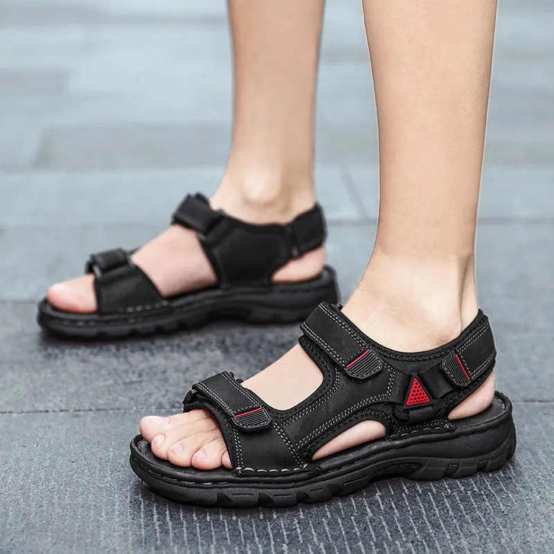 

Casual Men's Summer Shoes Sandals Simplicity Designer Non-slip New 2021 Home Luxury Breathable Fashion Hollow Out High Quality